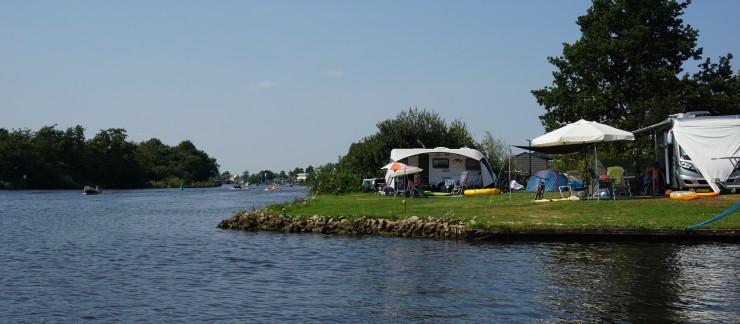 Kamperen aan het water - camping It Wiid