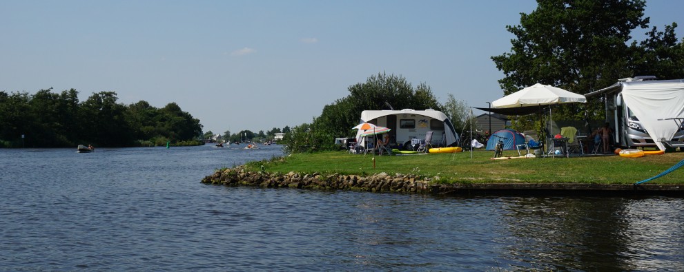 Kamperen aan het water - camping It Wiid
